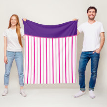 Bandes blanches violettes roses