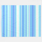 Couverture Polaire Bandes bleu ciel (Devant (Horizontal))