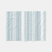 Couverture Polaire Bandes bleu glace (Devant (Horizontal))