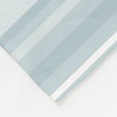 Couverture Polaire Bandes bleu glace (Coin)
