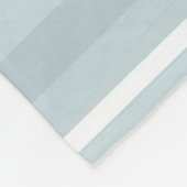 Couverture Polaire Bandes bleu glace (Coin)