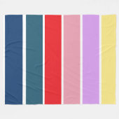 Couverture Polaire Bandes colorées (Devant (Horizontal))