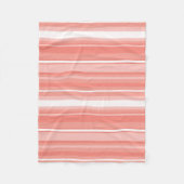 Couverture Polaire Bandes coralliennes (Devant)