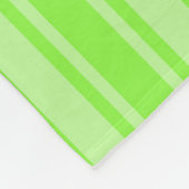 Couverture Polaire Bandes de bonbons vert citron (Coin)