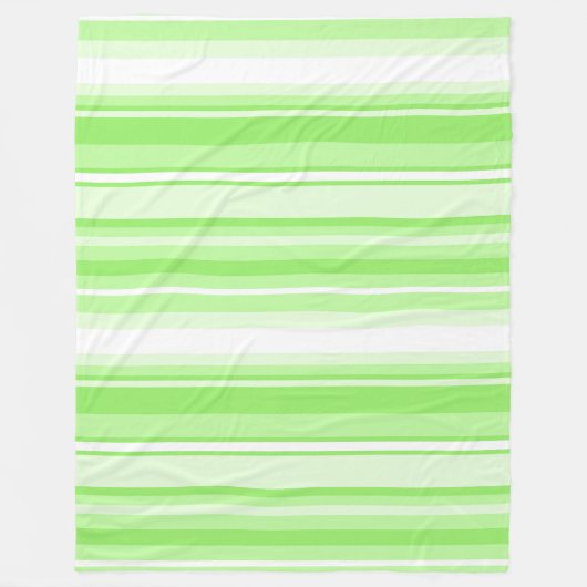 Couverture Polaire Bandes de chaux (Devant)