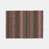 Couverture Polaire Bandes de chocolat (Devant (Horizontal))
