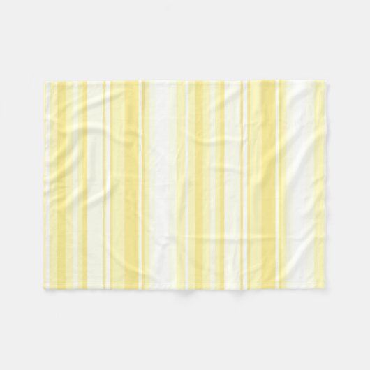 Couverture Polaire Bandes de citron (Devant (Horizontal))