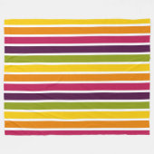 Couverture Polaire Bandes de couleurs 03 (Devant (Horizontal))