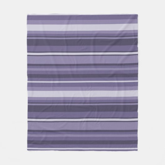 Couverture Polaire Bandes de cuir violet (Devant)