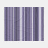 Couverture Polaire Bandes de cuir violet (Devant (Horizontal))