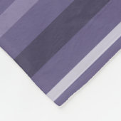 Couverture Polaire Bandes de cuir violet (Coin)