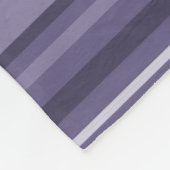 Couverture Polaire Bandes de cuir violet (Coin)