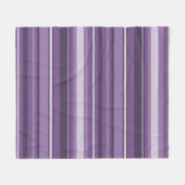 Couverture Polaire Bandes de lavande (Devant (Horizontal))