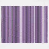 Couverture Polaire Bandes de lavande (Devant (Horizontal))