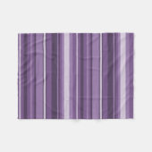Couverture Polaire Bandes de lavande (Devant (Horizontal))