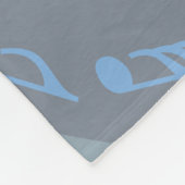 Couverture Polaire Bandes de notes de musique (Coin)