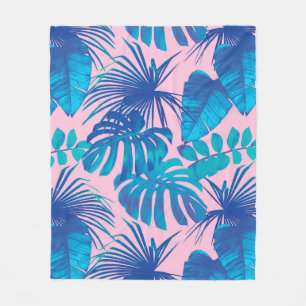 Couverture Polaire Bandes de papier numérique tropicale étoiles