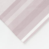 Couverture Polaire Bandes de quartz roses monogrammes (Coin)