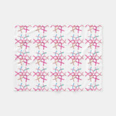 Couverture Polaire Bandes de sensibilisation aux cancers du sein Ruba (Devant (Horizontal))