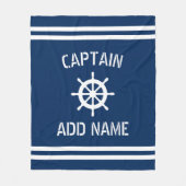 Couverture Polaire Bandes des capitaines de bateaux à roue marine (Devant)