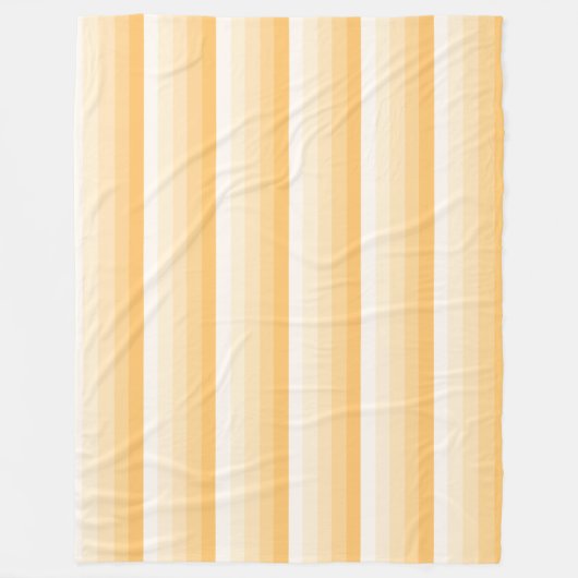 Couverture Polaire Bandes d'ombre jaune (Devant)