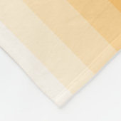 Couverture Polaire Bandes d'ombre jaune (Coin)