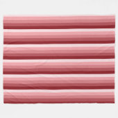 Couverture Polaire Bandes d'ombre rouges (Devant (Horizontal))