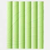 Couverture Polaire Bandes d'ombre vert citron (Devant)