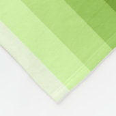 Couverture Polaire Bandes d'ombre vert citron (Coin)