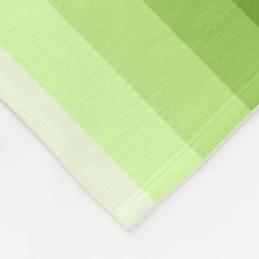 Couverture Polaire Bandes d'ombre vert citron (Coin)