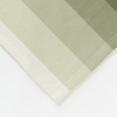 Couverture Polaire Bandes d'ombre vert olive (Coin)