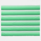 Couverture Polaire Bandes d'ombre vertes (Devant (Horizontal))