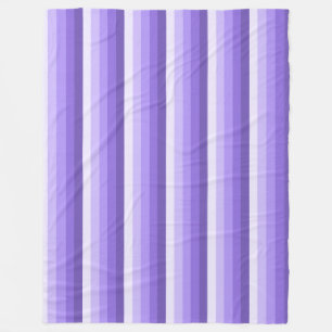 Couverture Polaire Bandes d'ombre violette