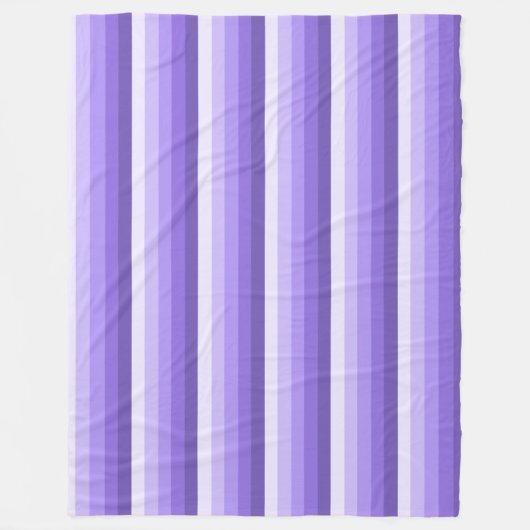 Couverture Polaire Bandes d'ombre violette (Devant)