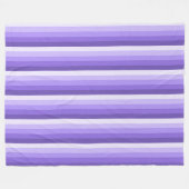 Couverture Polaire Bandes d'ombre violette (Devant (Horizontal))