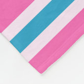 Couverture Polaire Bandes et Pois (Coin)