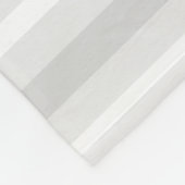 Couverture Polaire Bandes gris clair (Coin)