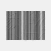 Couverture Polaire Bandes grises (Devant (Horizontal))