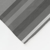 Couverture Polaire Bandes grises (Coin)