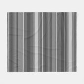 Couverture Polaire Bandes grises (Devant (Horizontal))