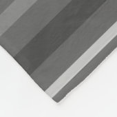 Couverture Polaire Bandes grises (Coin)
