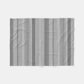 Couverture Polaire Bandes horizontales grises (Devant (Horizontal))