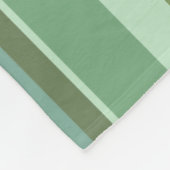 Couverture Polaire Bandes horizontales vert olive (Coin)