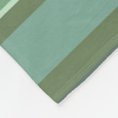 Couverture Polaire Bandes horizontales vert olive (Coin)