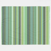 Couverture Polaire Bandes horizontales vert olive (Devant (Horizontal))