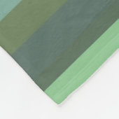 Couverture Polaire Bandes horizontales vert olive (Coin)