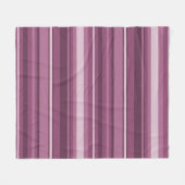 Couverture Polaire Bandes mauves (Devant (Horizontal))