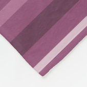 Couverture Polaire Bandes mauves (Coin)