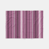Couverture Polaire Bandes mauves (Devant (Horizontal))