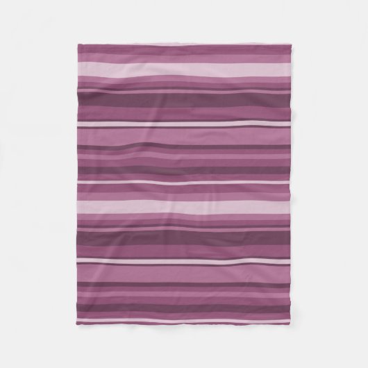 Couverture Polaire Bandes mauves (Devant)